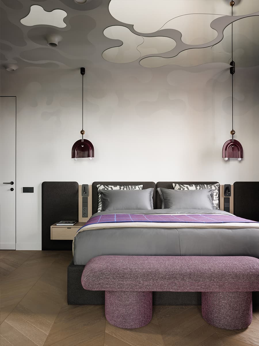 Игра геометрии в квартире с квадратными окнами — проект студии VI-interiors