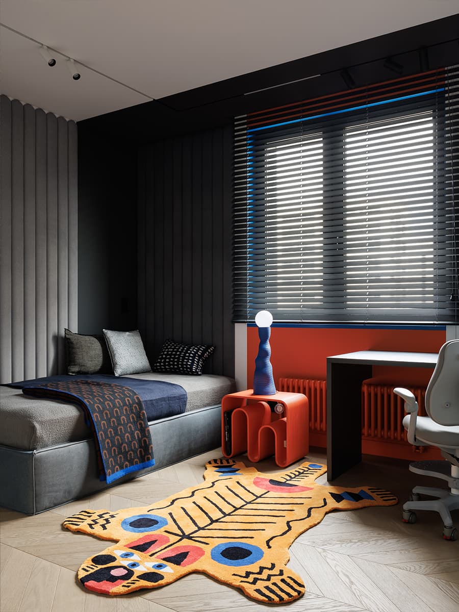 Игра геометрии в квартире с квадратными окнами — проект студии VI-interiors