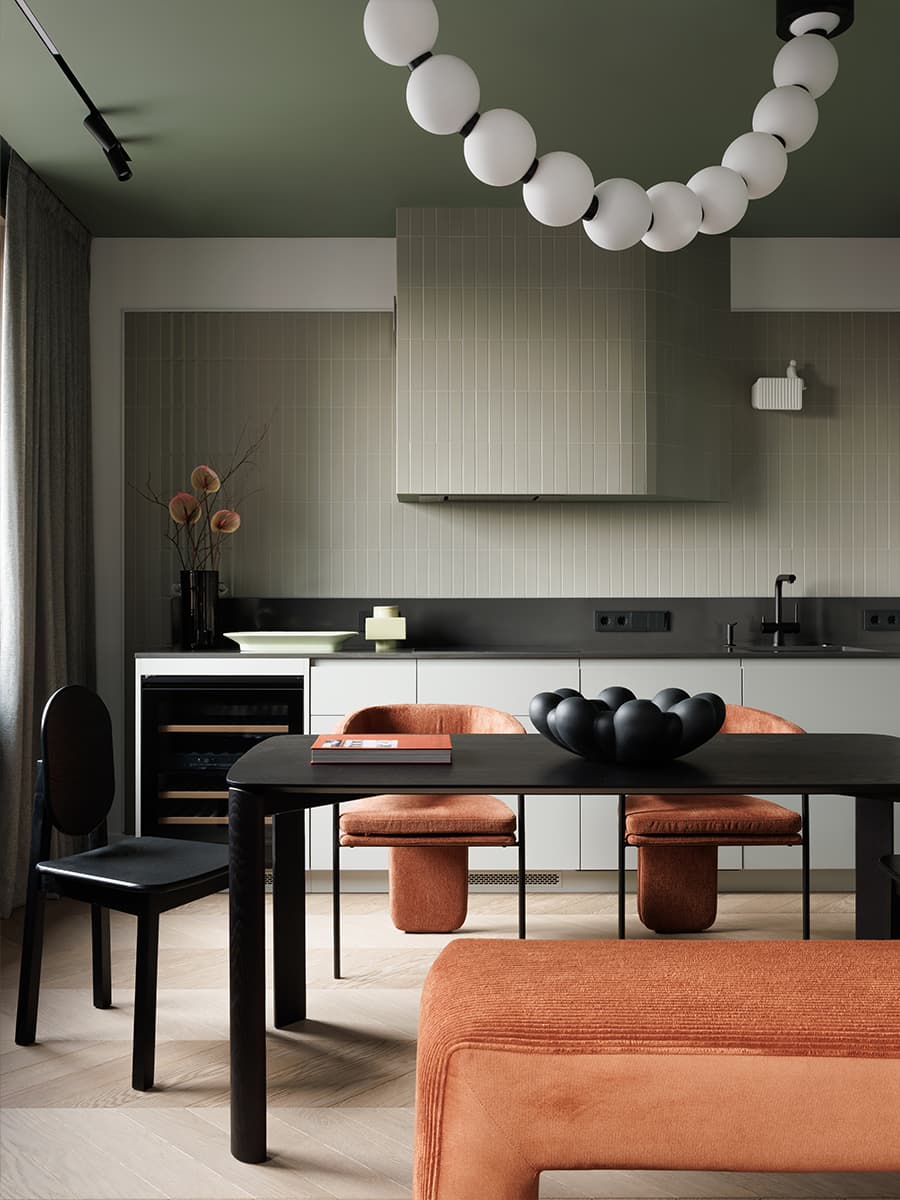 Игра геометрии в квартире с квадратными окнами — проект студии VI-interiors