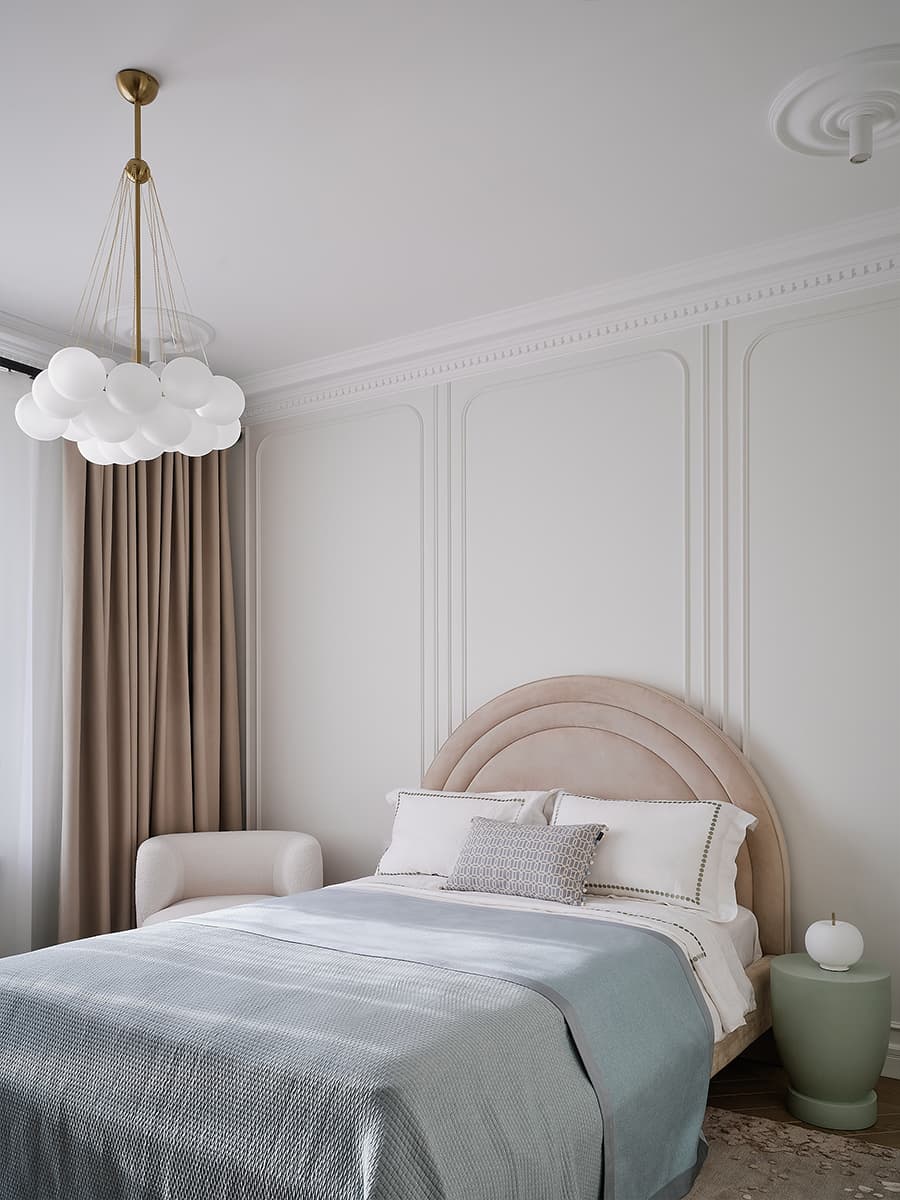 Шоколадные и персиковые тона в интерьере семейной квартиры — проект Дженнет Койтемировой