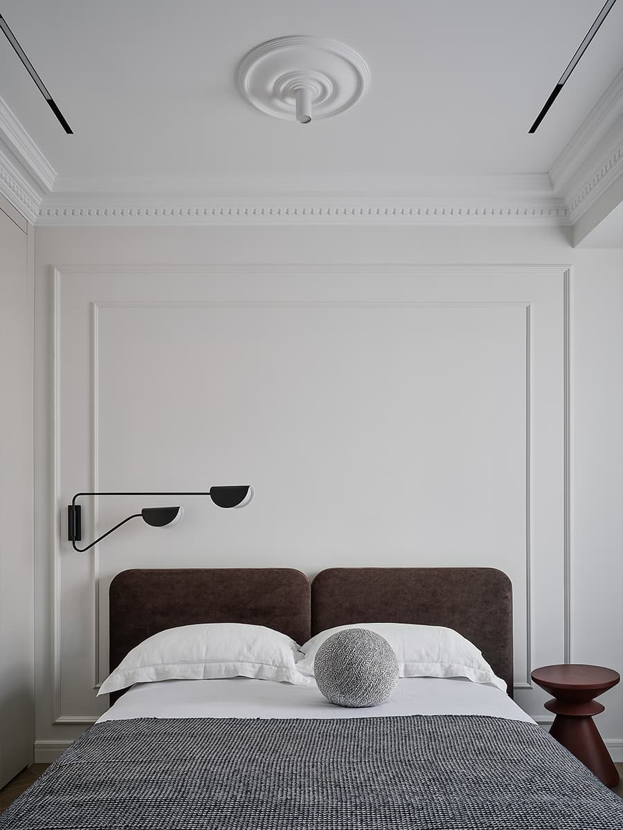 Шоколадные и персиковые тона в интерьере семейной квартиры — проект Дженнет Койтемировой