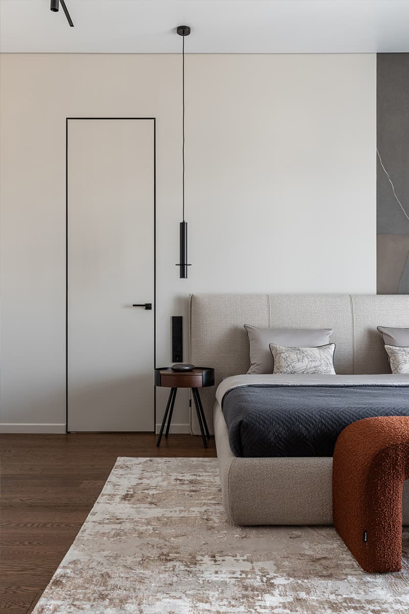 Сдержанный интерьер загородного дома на продажу — проект Buro2D