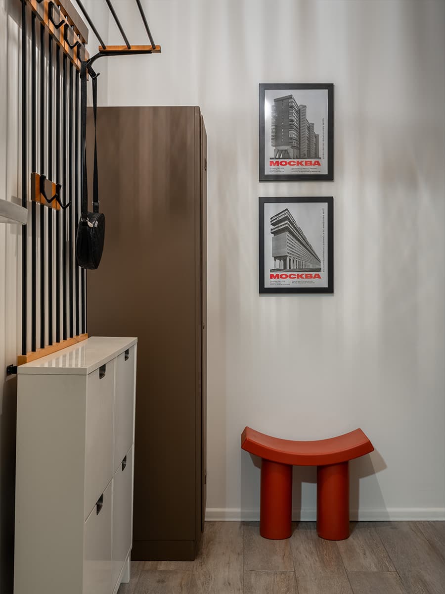 Эклектичный интерьер небольшой квартиры для творческой семьи — проект Анастасии Дуленко