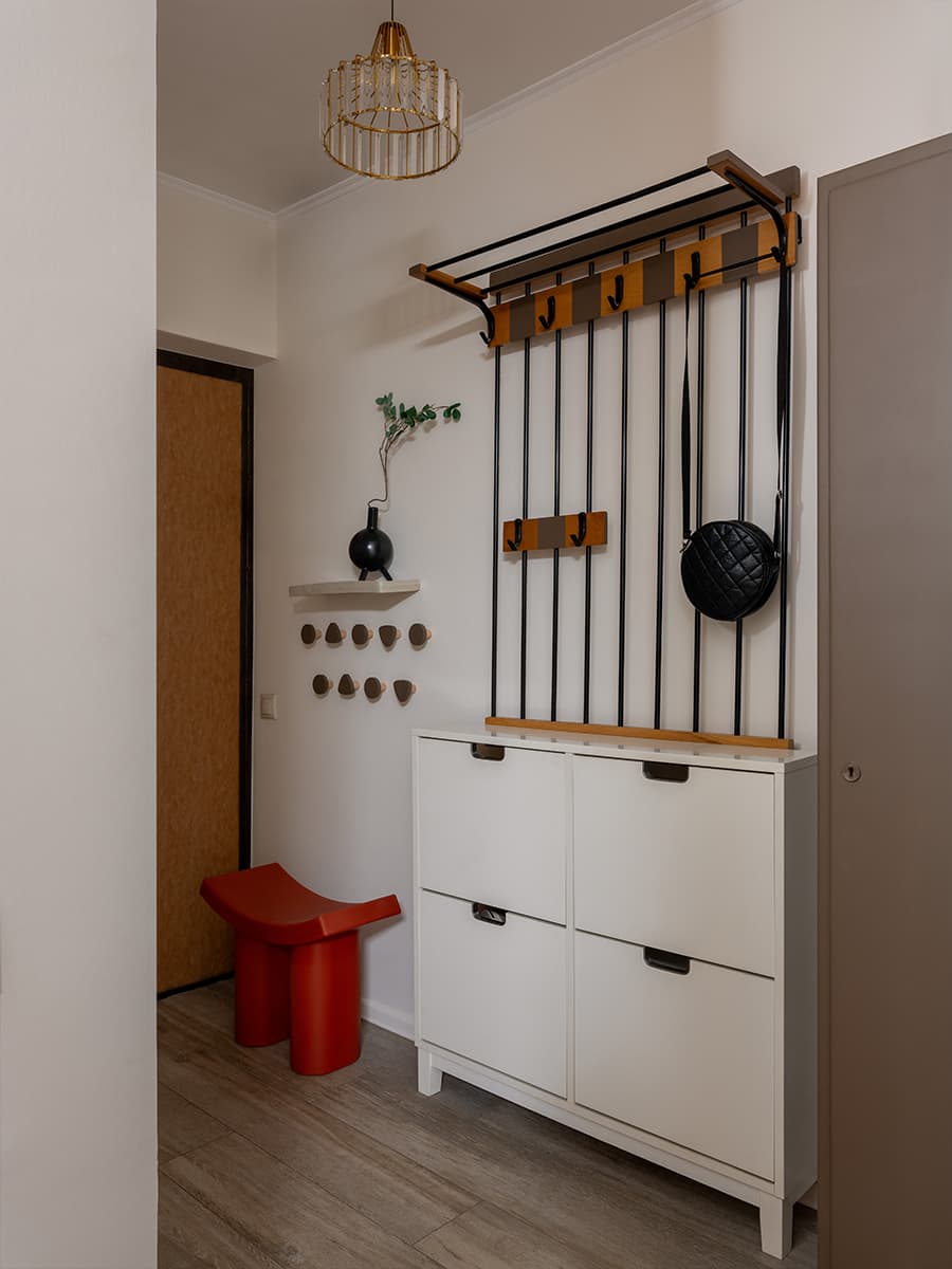 Эклектичный интерьер небольшой квартиры для творческой семьи — проект Анастасии Дуленко