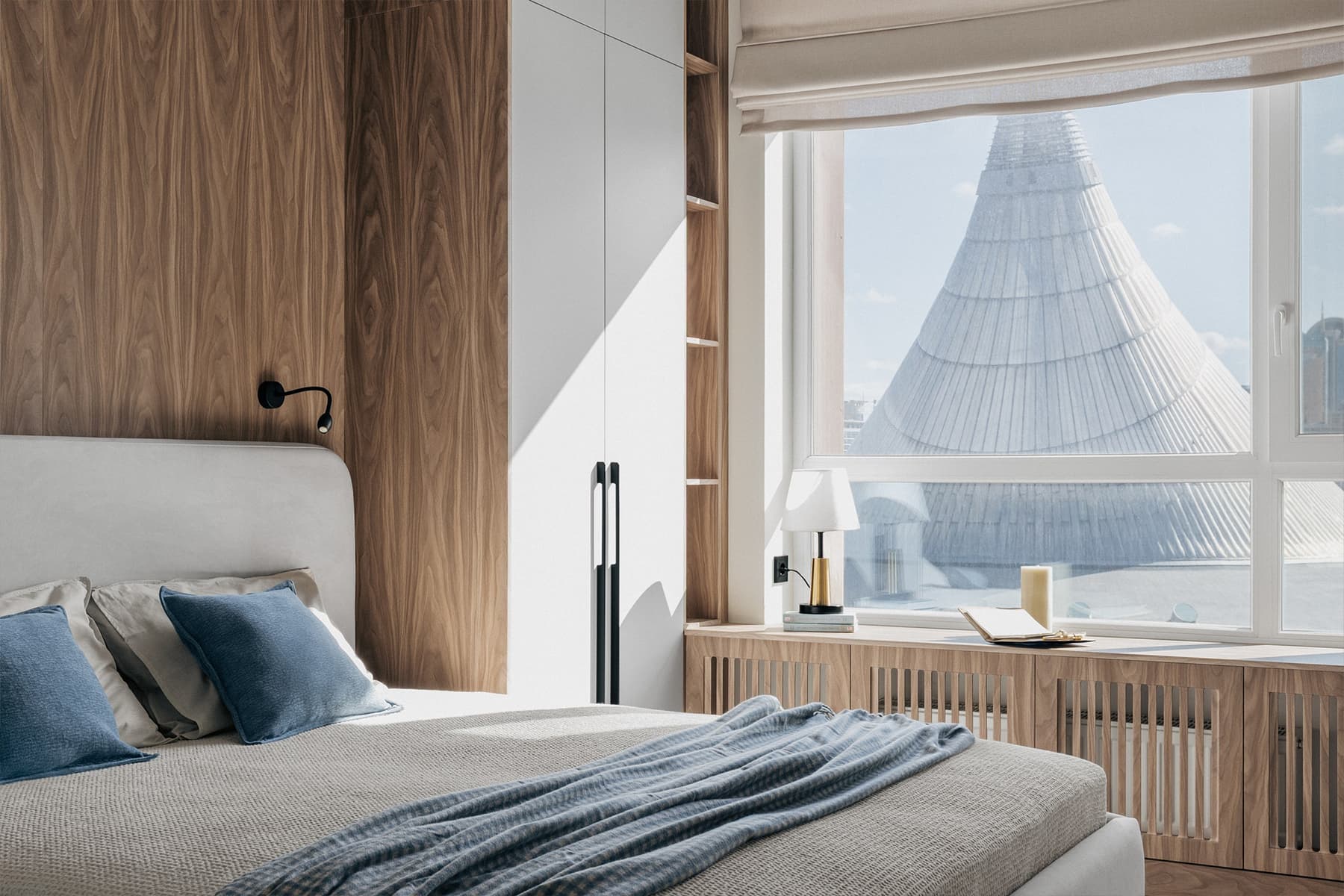 Чистые цвета и ощущение простота в интерьере «мужской» квартиры — проект студии Laura Interiors