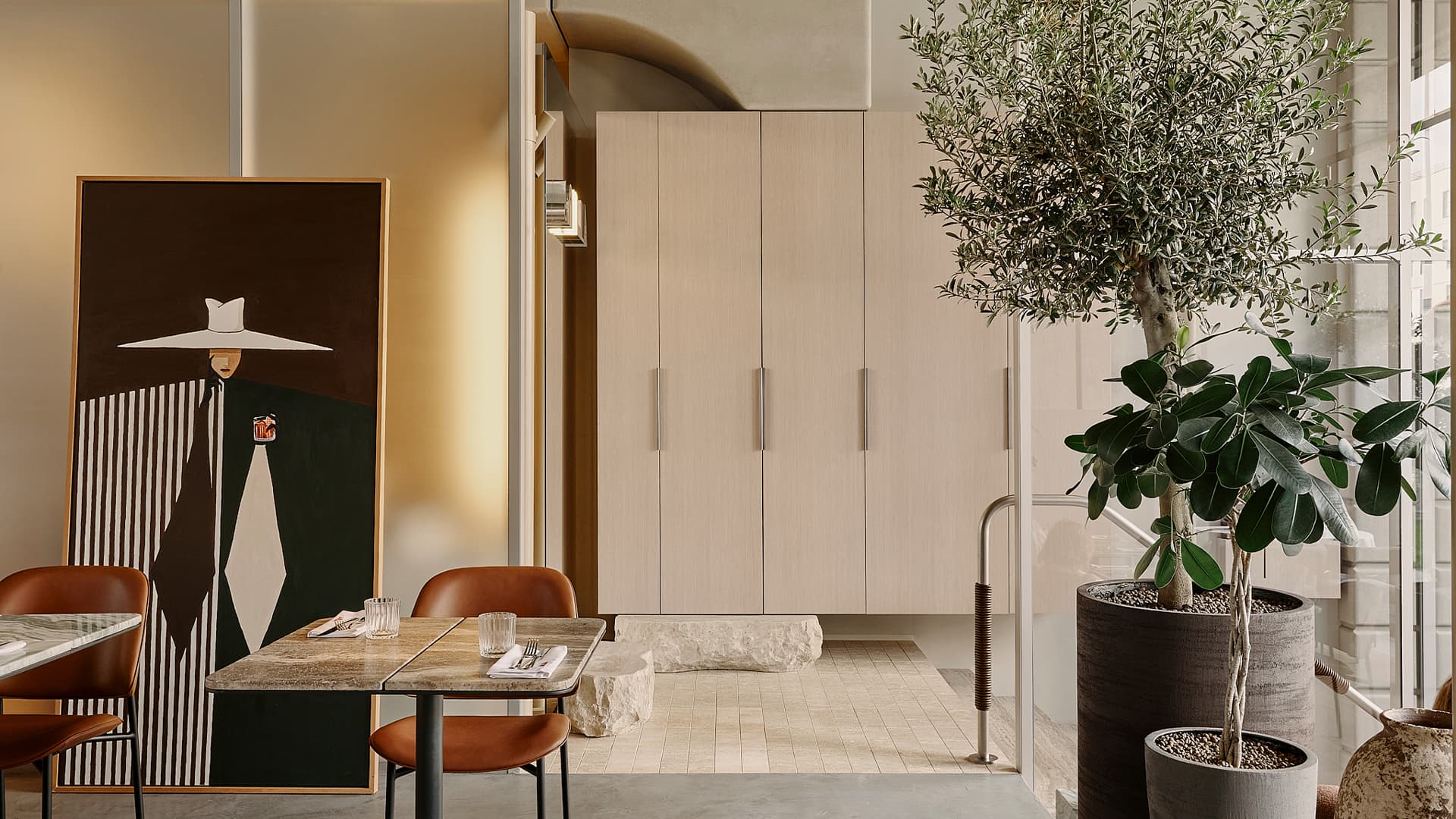 Атмосфера миланской улицы в интерьере московского бистро — проект DA bureau Атмосфера миланской улицы в интерьере московского бистро — проект DA bureau