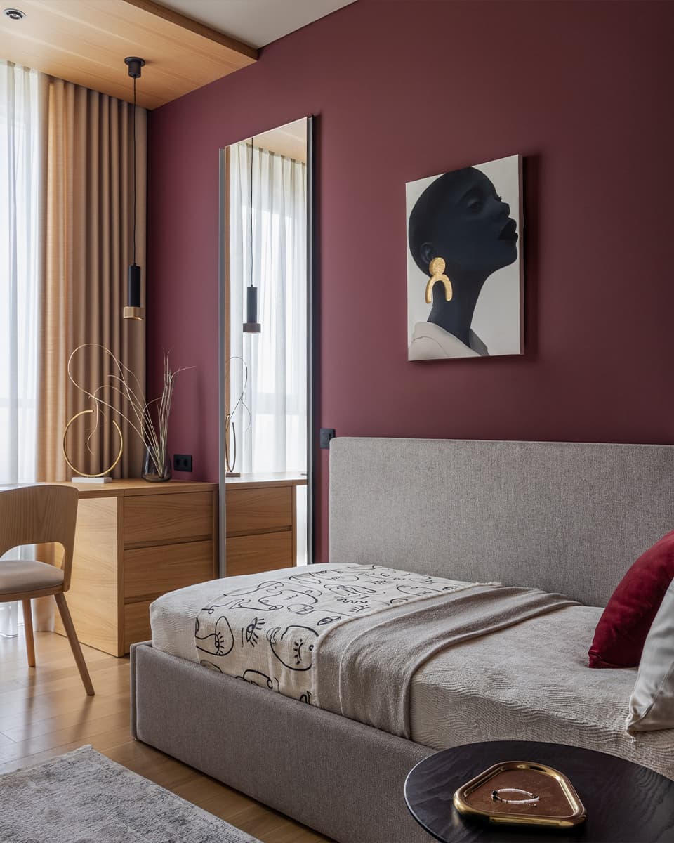 Цветовые переходы и легкие контрасты в интерьере квартиры для семьи — проект Анны и Максима Илющенко