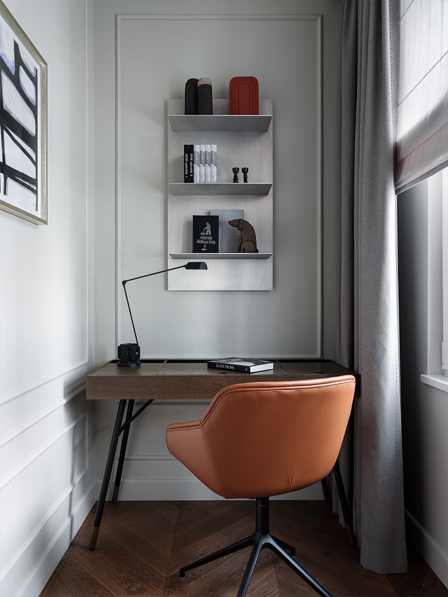 Элегантный интерьер с тонкими отсылками к классическому стилю — проект Кати Гербер