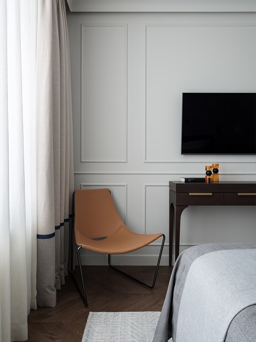 Элегантный интерьер с тонкими отсылками к классическому стилю — проект Кати Гербер