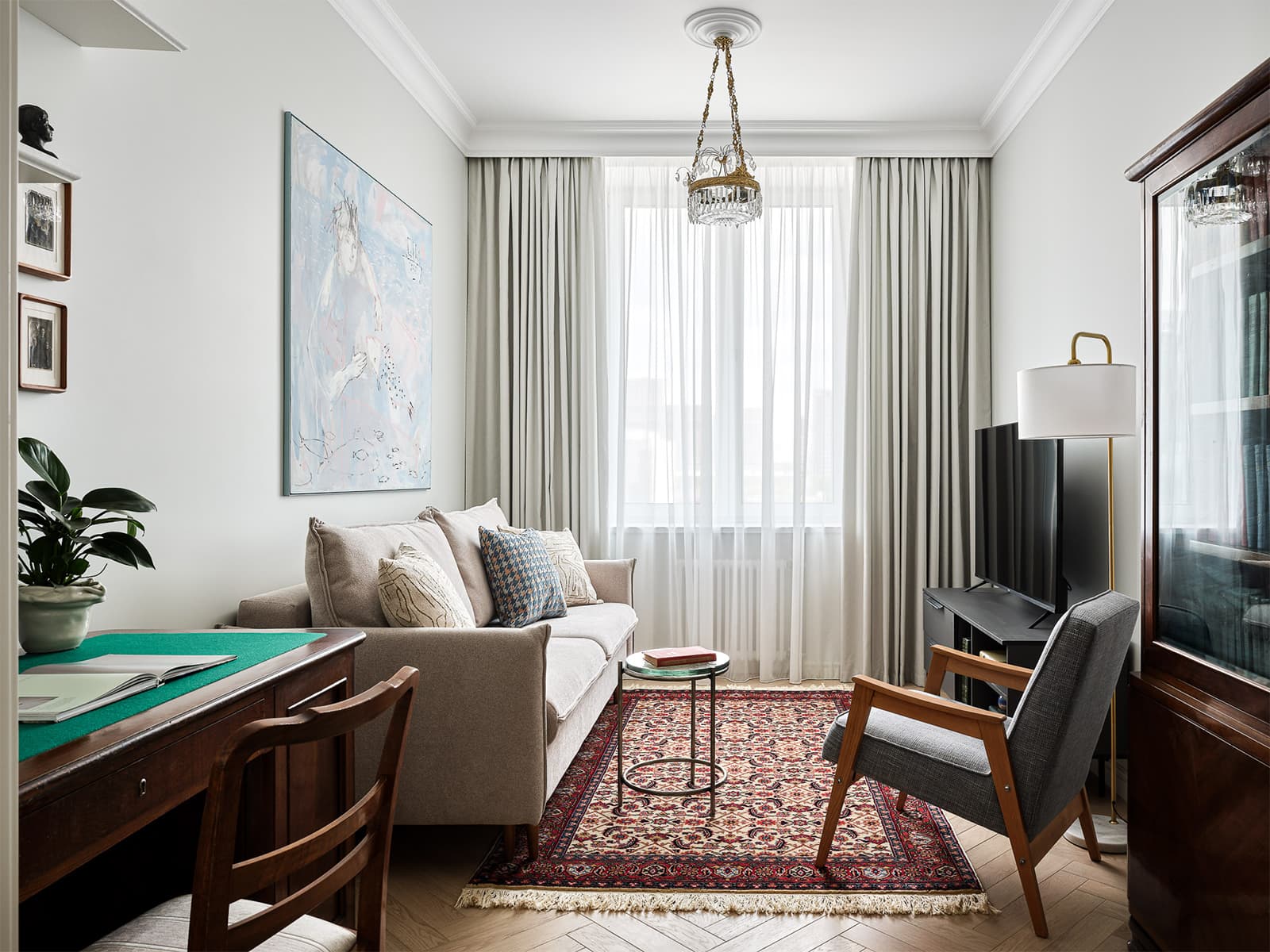 Связь поколений в интерьере уютной квартиры в старом фонде — проект Ольги Цуриковой