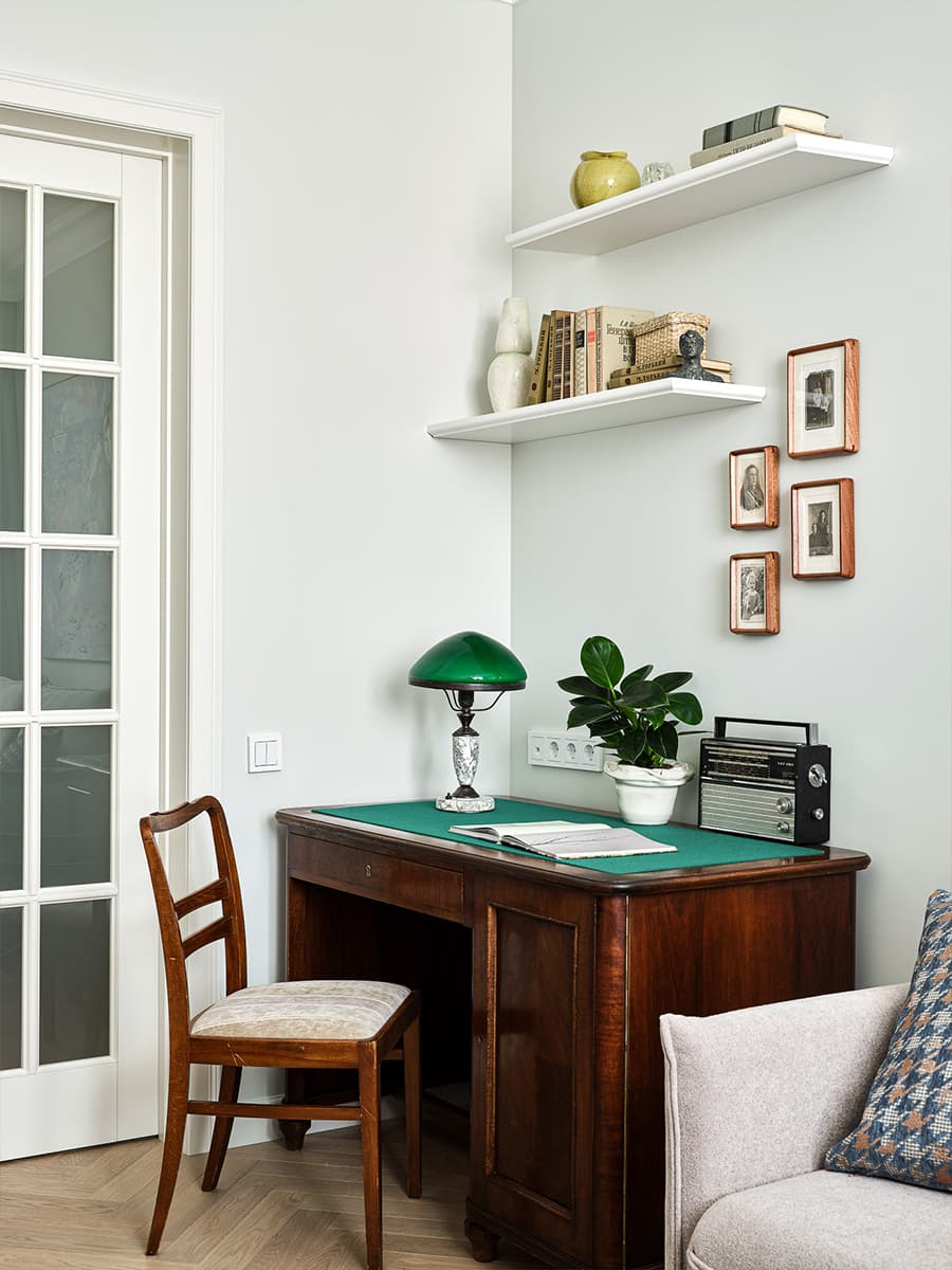 Связь поколений в интерьере уютной квартиры в старом фонде — проект Ольги Цуриковой