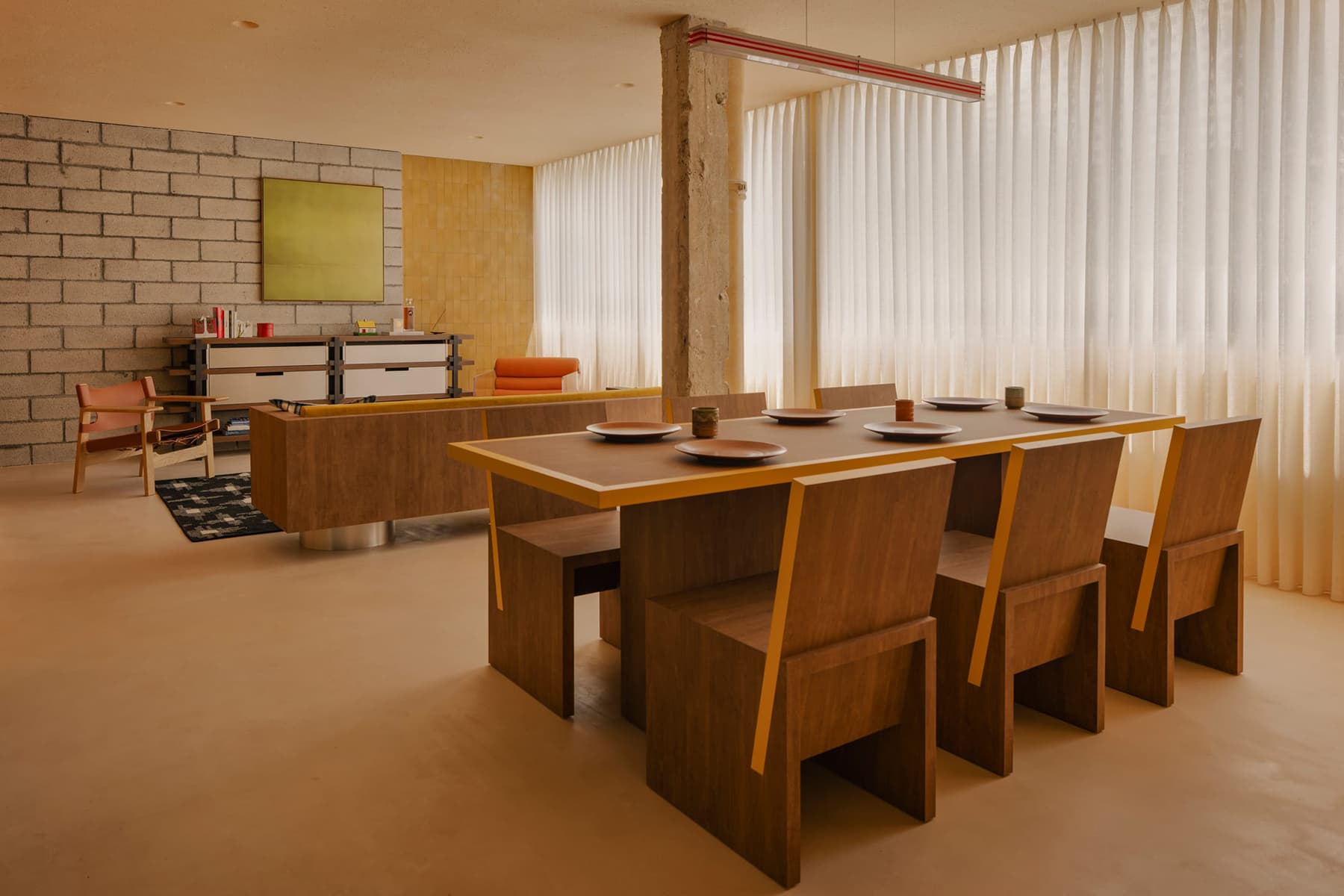 Зеленый мрамор, фанера и нержавеющая сталь в интерьере квартиры дизайнера — проект студии Ascend Design