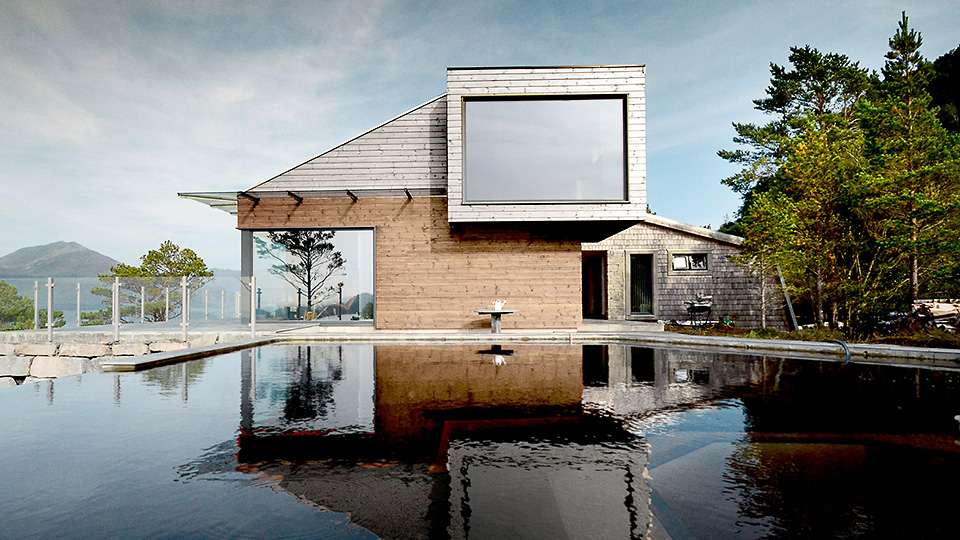 Cabin Straumsnes: дом с видом на фьорды от норвежских архитекторов Rever & Drage