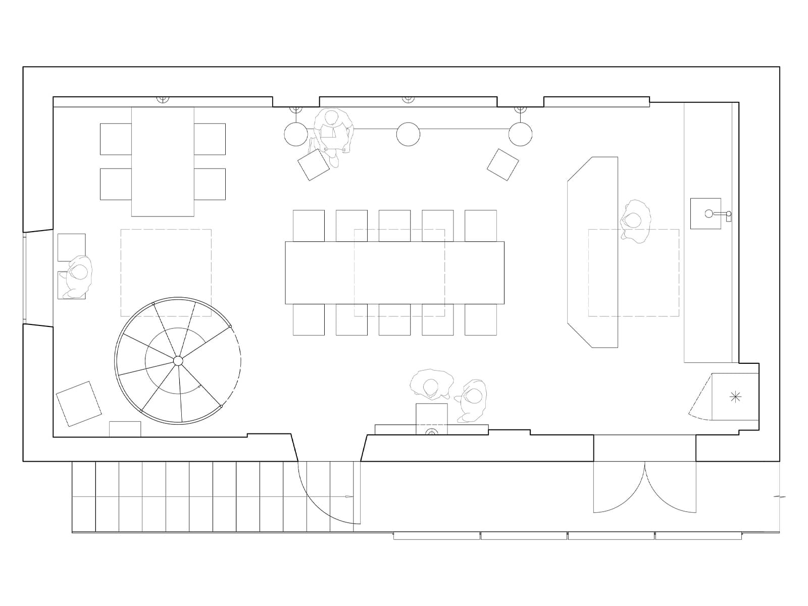 Камерный интерьер бара в историческом московском дворе — проект Веры Вакуловой