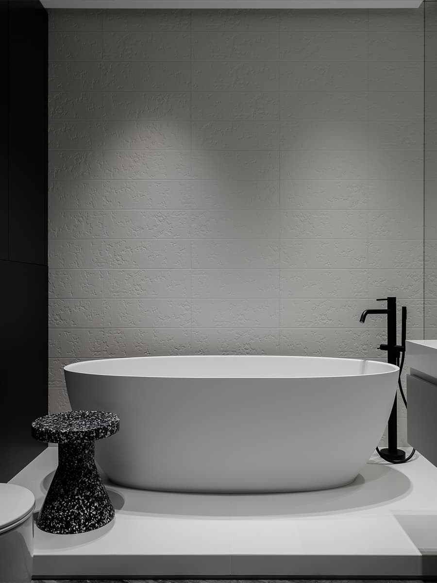 Радиусные объемы и итальянские светильники в интерьере челябинской квартиры — проект Starikova Architects