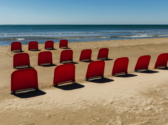Французские дизайнеры представили коллекцию пляжной мебели