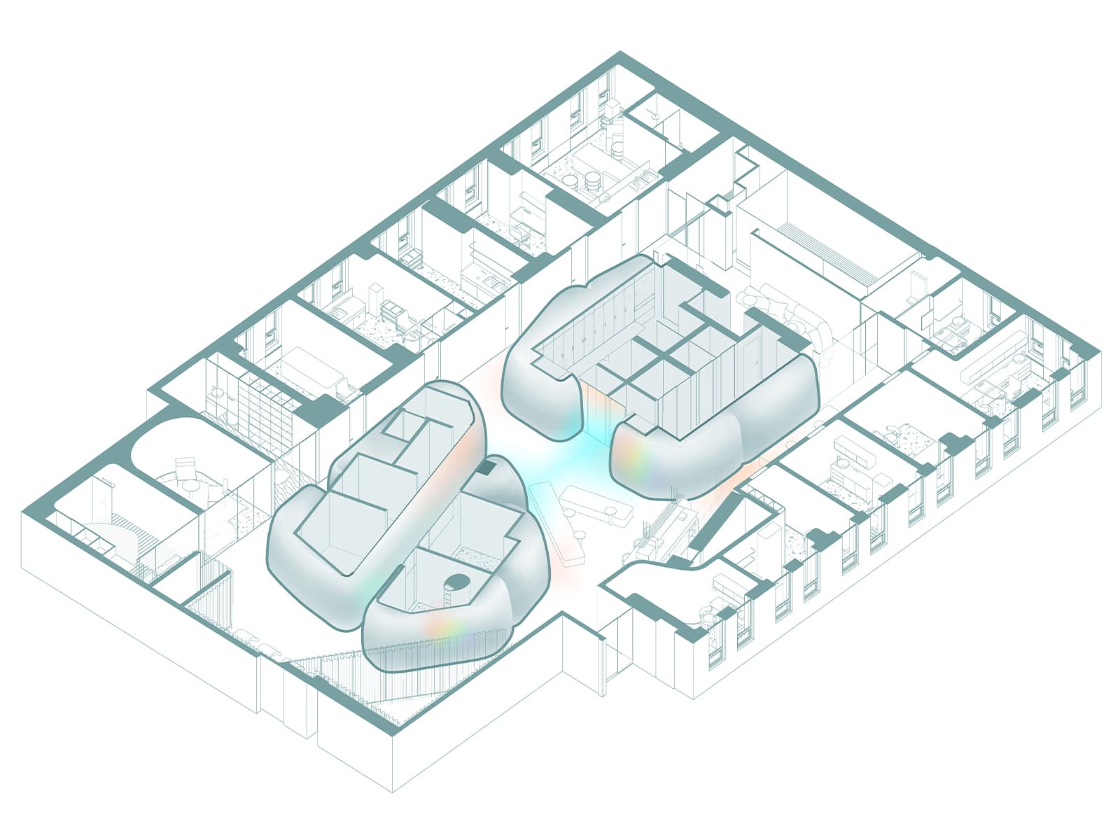 Футуристичный интерьер центра биохакинга в Санкт-Петербурге — проект DA bureau