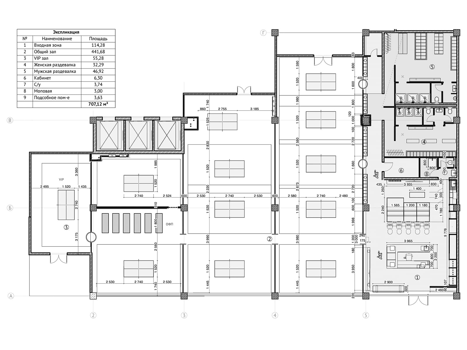 Выразительный интерьер московского клуба настольного тенниса — проект roomdesignburo