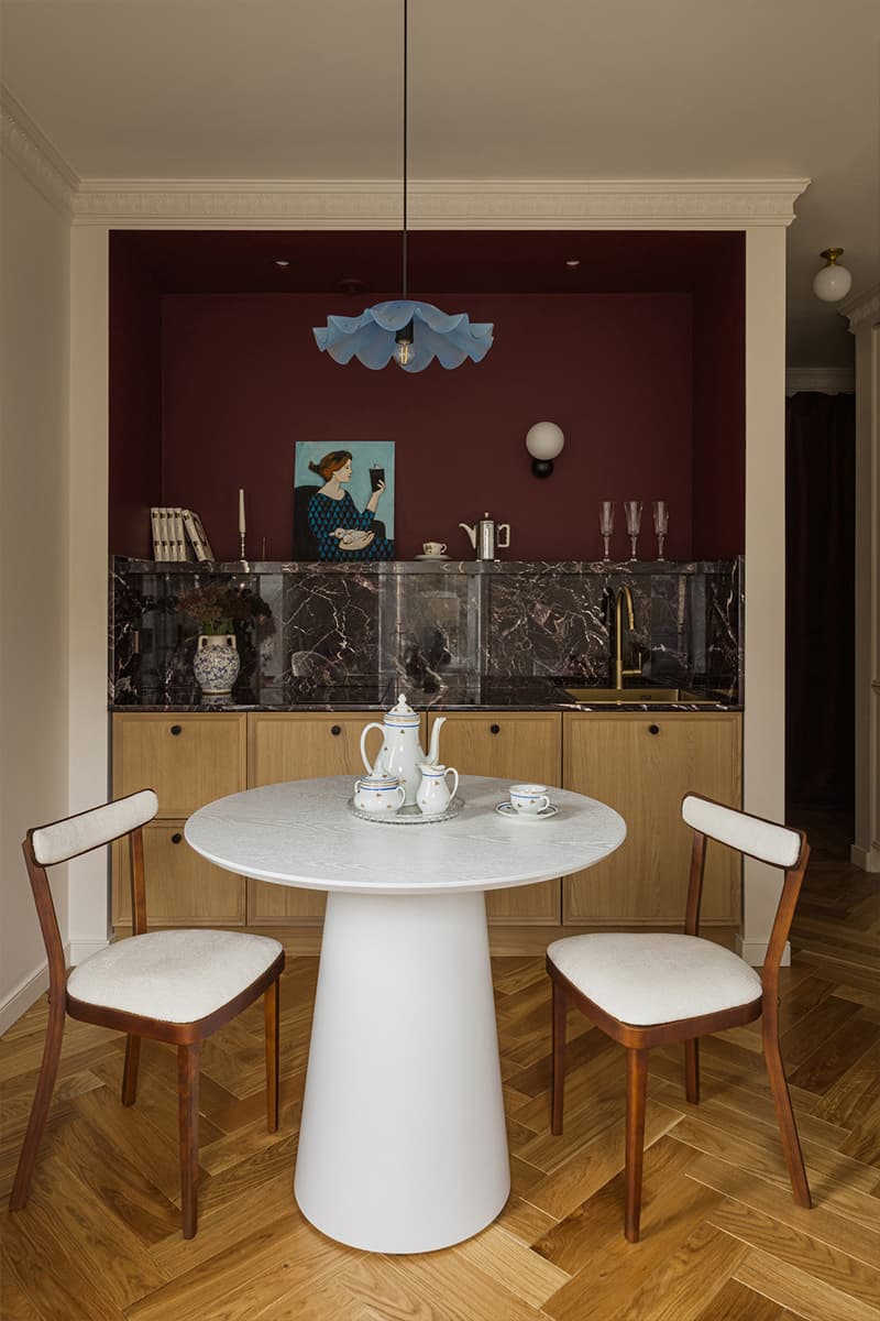 нтерьер квартиры с будуарной атмосферой — проект Ольги Поволоцкой