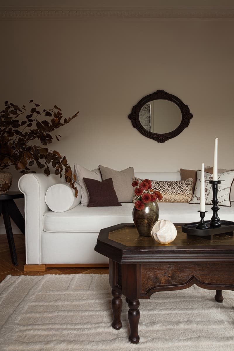 нтерьер квартиры с будуарной атмосферой — проект Ольги Поволоцкой