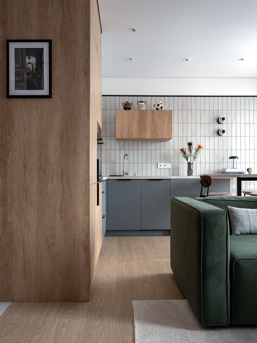 Графичные детали в светлом интерьере для молодой девушки — проект Маргариты Павелко