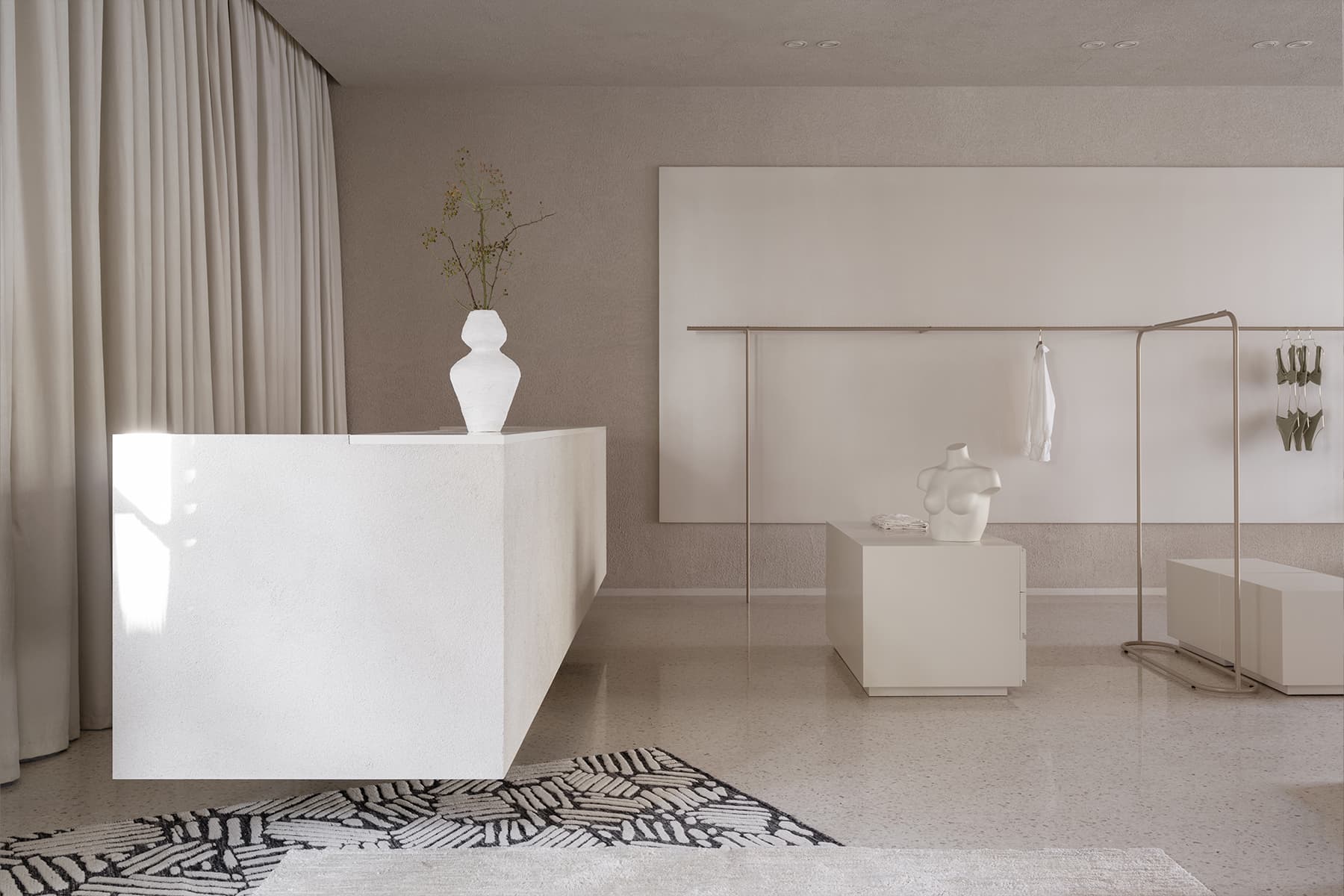 Обволакивающий интерьер флагмана бренда нижнего белья — проект бюро RMMSH