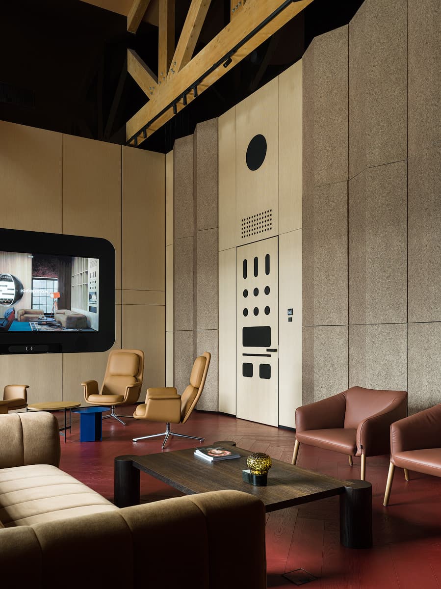 Динамичный интерьер «офиса будущего» в центре Москвы — проект VOX Architects