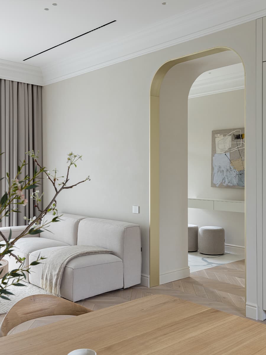 Конфетные цвета и арки в интерьере детских спален — проект Starikova. Architects