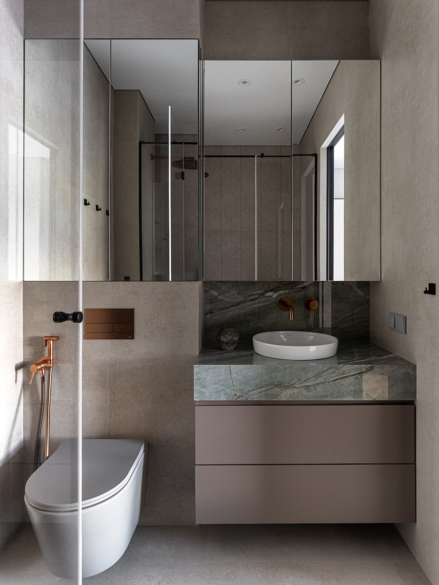 Нарядные оконные откосы в интерьере семейной квартиры — проект Ксении Степаненко