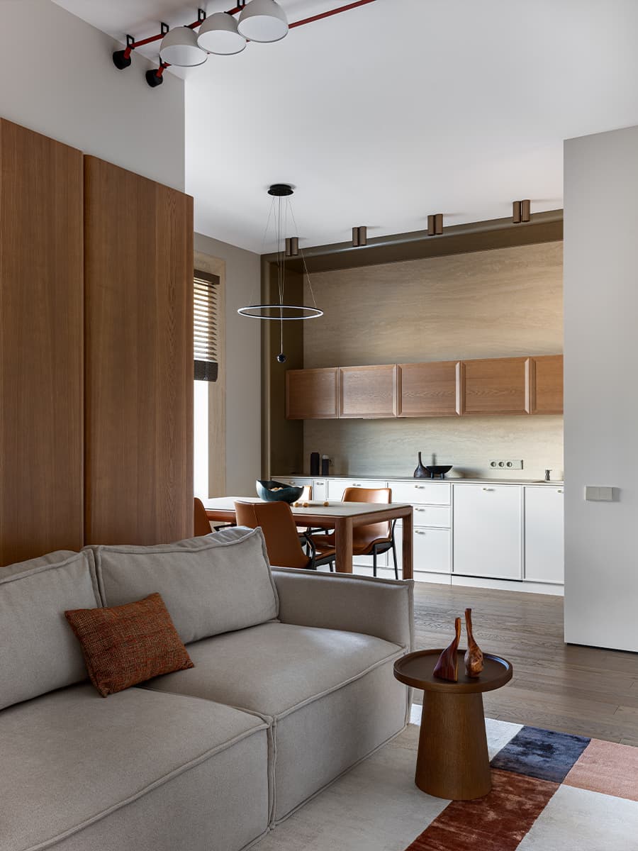 Нарядные оконные откосы в интерьере семейной квартиры — проект Ксении Степаненко