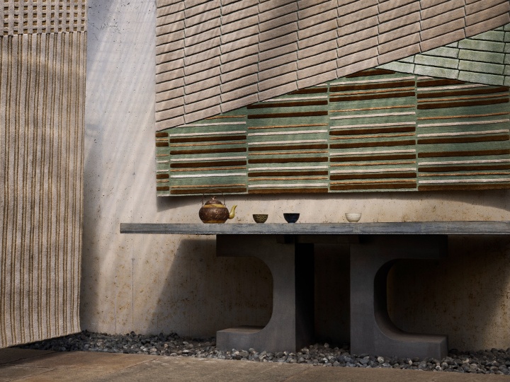 Кенго Кума разработал коллекцию ковров для Jaipur Rugs