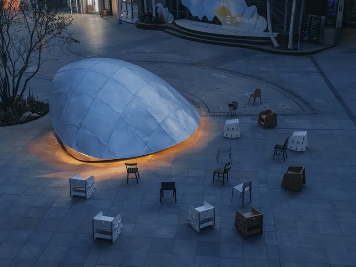 LUO Studio спроектировала миниатюрную общественную библиотеку