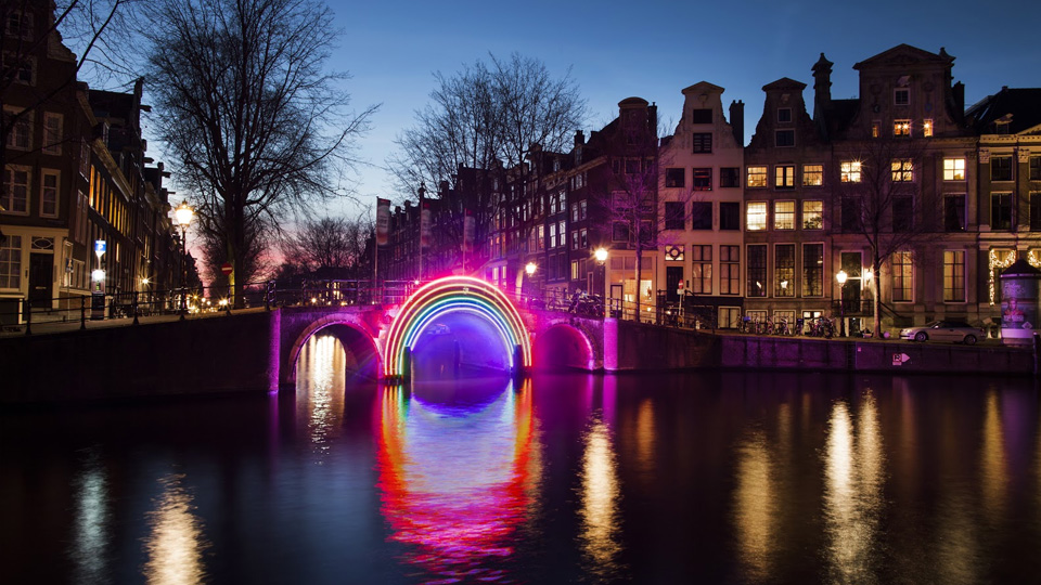 Light Festival в Амстердаме