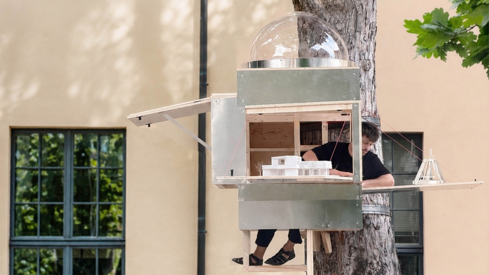 Студия Opposite Office построила офис на дереве