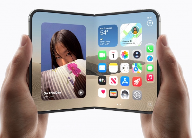 Apple показала первый складной iPhone