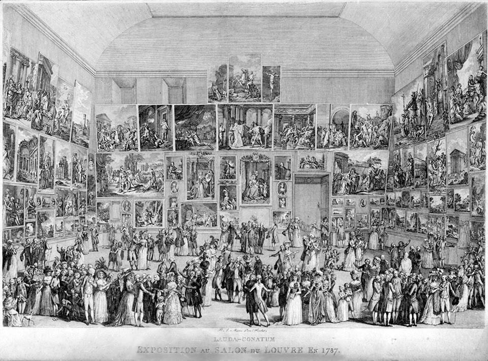 Пьер Антонио Мартини, Exposition au Salon du Louvre en 1787, 1787 год