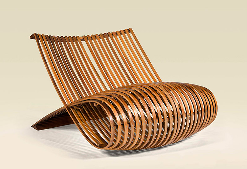 Деревянный стул Wood, Марк Ньюсон
