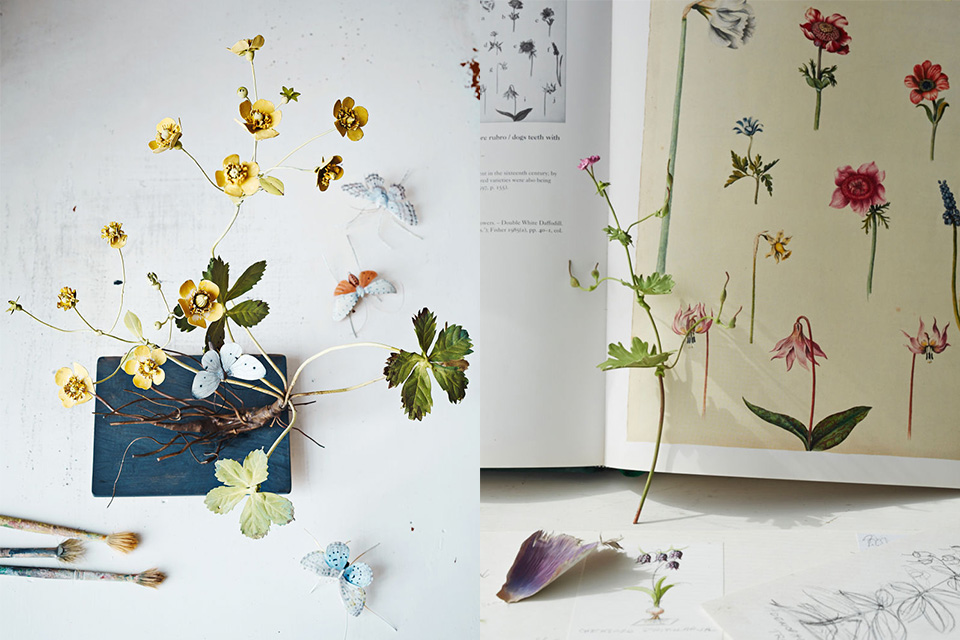 художница Кармен Алмон и ее цветы