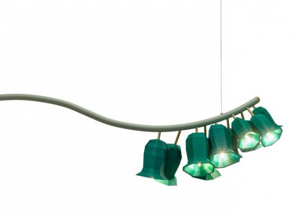Дизайнер Кики ван Эйк представила 3D-лампу, вдохновленную цветами