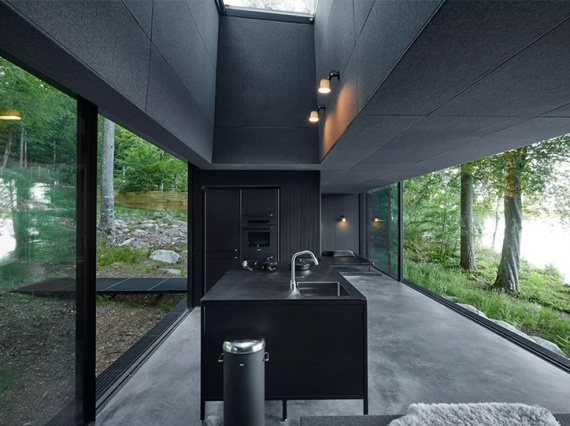 В Швеции построили прозрачный отель в стиле стеклянного дома Миса ван дер Роэ