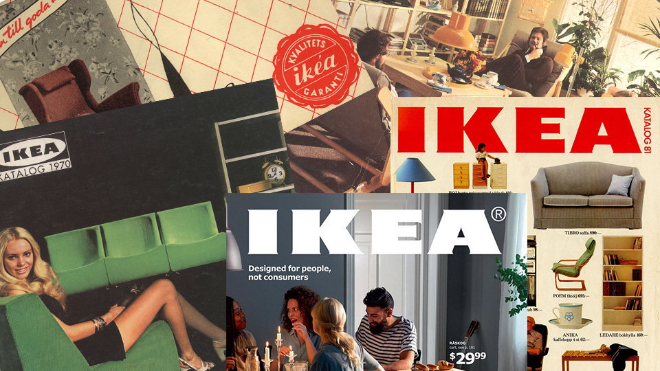 История дизайна: архив обложек каталогов IKEA