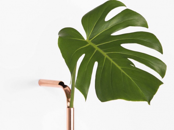 Бразильский дизайнер придумал минималистичные вазы в виде трубок