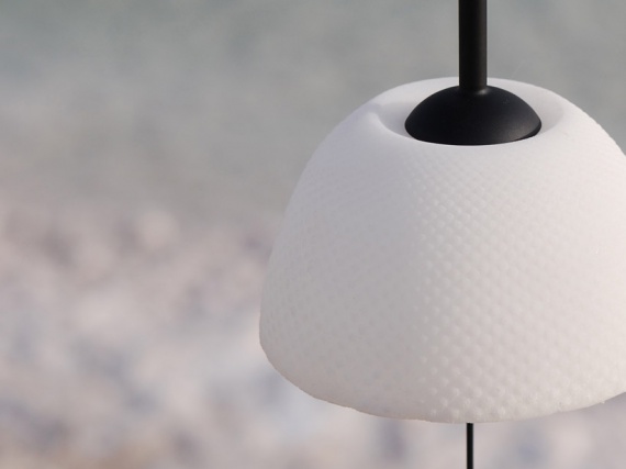 Дизайнеры студии Nir Meiri придумали лампу из морской соли