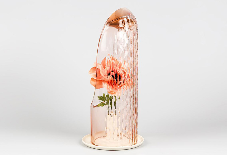 Стеклянная ваза ручной работы от Bilge Nur Saltik