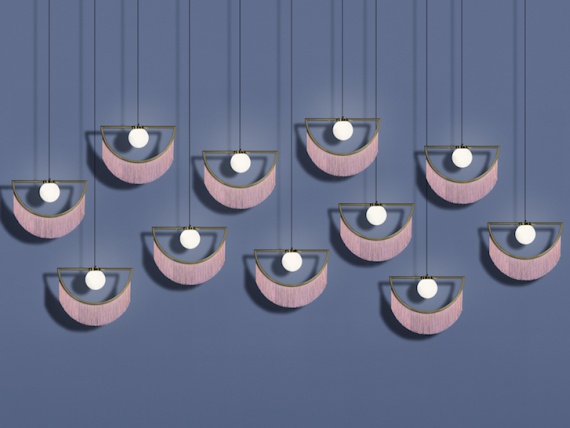 Дизайнеры Houtique + Masquespacio придумали светильники с бахромой