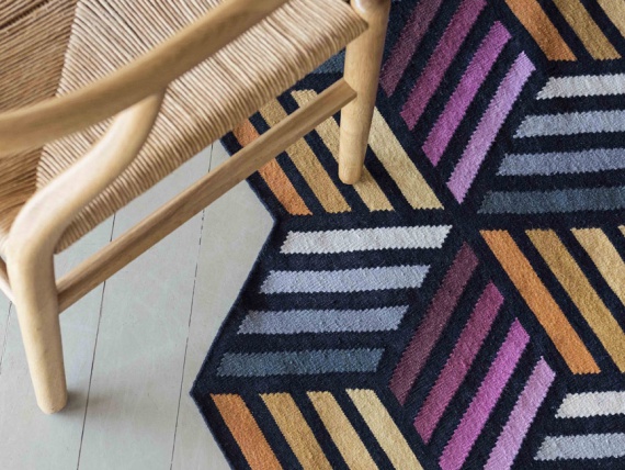 Шведская студия дизайна Front представляет серию геометрических ковров
