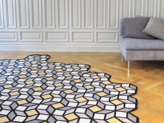 Шведская студия дизайна Front представляет серию геометрических ковров
