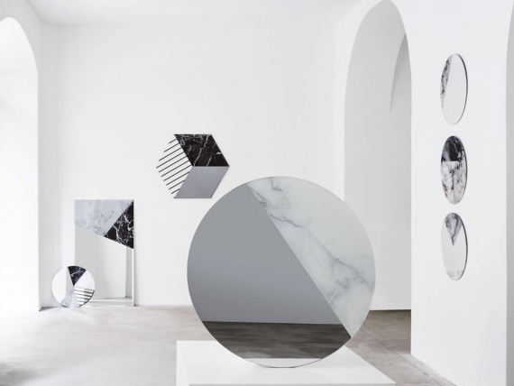 Армандо Бруно представил коллекцию геометрических зеркал «One to One»