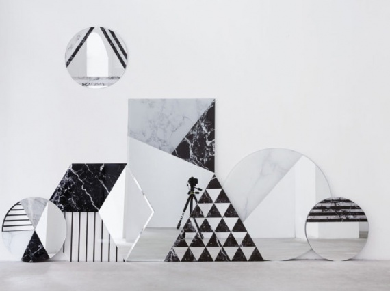Армандо Бруно представил коллекцию геометрических зеркал «One to One»