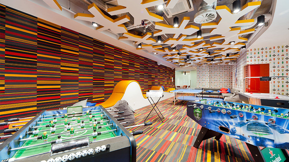 Игровая зона в офисе «Альфа-Лаборатории», ©IND Architects